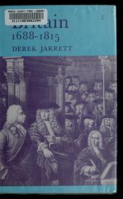 Britain, 1688-1815 by Derek Jarrett