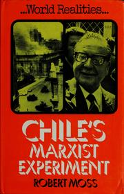 Cover of: Chile's Marxist experiment