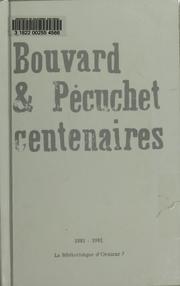 Cover of: Bouvard & Pécuchet centenaires