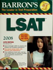 Cover of: Barron's LSAT by Jerry Bobrow
