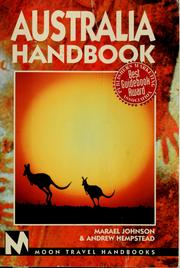 Cover of: Australia handbook by Marael Johnson