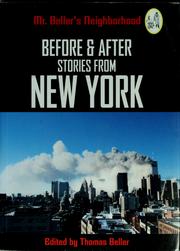 Cover of: Before & after: stories from New York