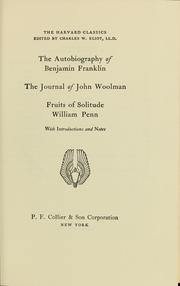 Cover of: The autobiography of Benjamin Franklin by Benjamin Franklin