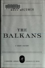 The Balkans by Mark Mazower