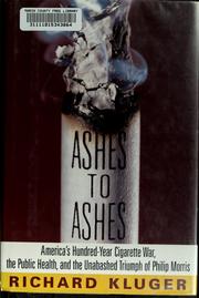 Cover of: Ashes to ashes by Richard Kluger