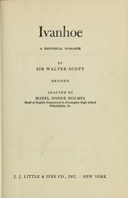 Cover of: Ivanhoe: a historical romance