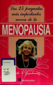Cover of: Las 25 preguntas más importantes acerca de la menopausia