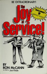 Cover of: The joy of service! by Ron McCann