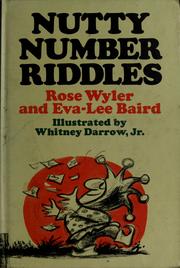 Cover of: Nutty number riddles