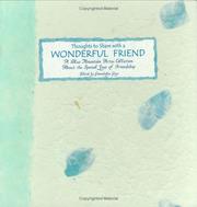 Cover of: Thoughts to share with a wonderful friend: a Blue Mountain Arts collection about the special joys of friendship