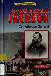 Cover of: Stonewall Jackson: Confederate general