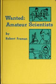 Cover of: Wanted: amateur scientists