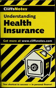 Cover of: Understanding health insurance by Darlene Brill