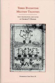Cover of: Three Byzantine military treatises