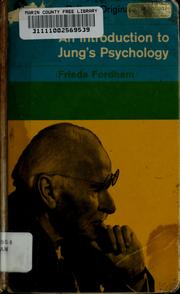 Cover of: An introduction to Jung's psychology