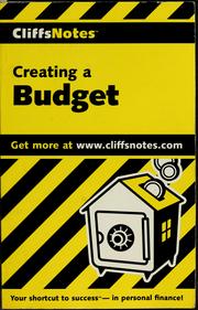 Cover of: Creating a budget