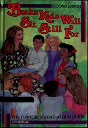 Cover of: Books kids will sit still for: the complete read-aloud guide