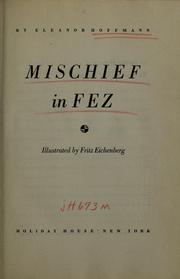 Cover of: Mischief in Fez by Eleanor Hoffmann