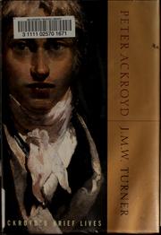 Cover of: J.M.W. Turner by Peter Ackroyd