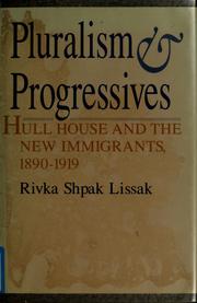 Cover of: Pluralism & progressives
