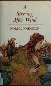 Cover of A striving after wind