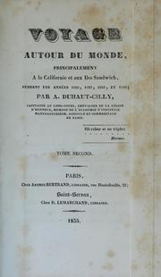 Cover of: Voyage autour du monde, Vol. 2 by Auguste Bernard Duhaut-Cilly