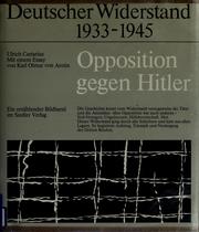 Cover of: Opposition gegen Hitler by Ulrich Cartarius