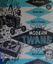 Cover of: Modern twang by David Goodman