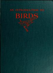 Cover of: An introduction to birds
