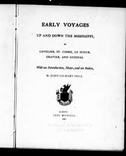 Cover of: Early voyages up and down the Mississippi by John Gilmary Shea