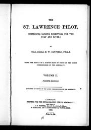 The St. Lawrence pilot by H. W. Bayfield