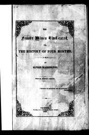 Cover of: The Fraser mines vindicated, or, The history of four months