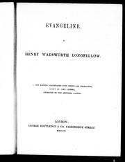 Cover of: Evangeline by Henry Wadsworth Longfellow