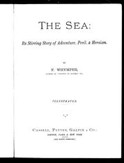 Cover of: The sea by Frederick Whymper