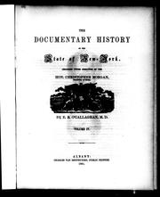 Cover of: The Documentary history of the state of New-York