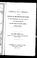 Cover of: A journal of a mission to the Indians of British provinces, of New Brunswick, and Nova Scotia, and the Mohawks on the Ouse or Grand River, Upper Canada