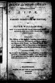 French and Indian cruelty by Peter Williamson