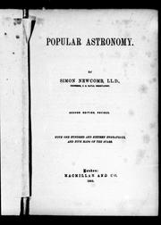 Cover of: Popular astronomy