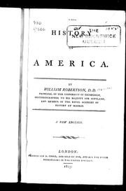 Cover of: [The] history of America