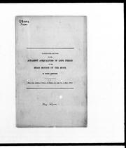 Cover of: Considerations on the apparent inequalities of long period in the mean motion of the moon by Simon Newcomb
