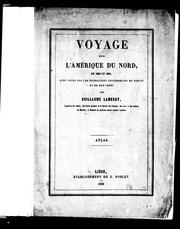 Voyage dans l'Amérique du Nord, en 1853 et 1854 by Guillaume Lambert