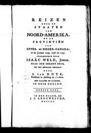 Cover of: Reizen door de staaten van Noord-Amerika, en de provintiën van Opper-en Neder-Canada; in de jaaren 1795, 1796 en 1797