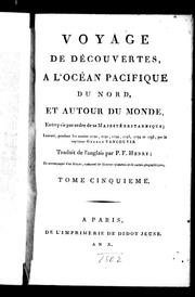 Cover of: Voyage de découvertes, a l'océan Pacifique du nord, et autour du monde by George Vancouver