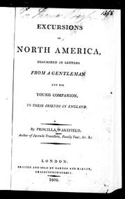 Cover of: Excursions in North America by Priscilla Wakefield