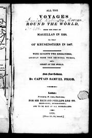 Cover of: All the voyages round the world: from the first by Magellan in 1520 to that of Krusenstern in 1807
