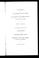 Cover of: Letters from the Honorable Denis B. Viger, to the Honorable Louis Joseph Papineau, speaker of the Assembly of Lower Canada