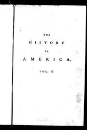 Cover of: The history of America