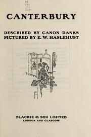 Cover of: Canterbury