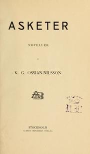 Cover of: Asketer: noveller