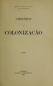 Cover of: Companhias de colonização